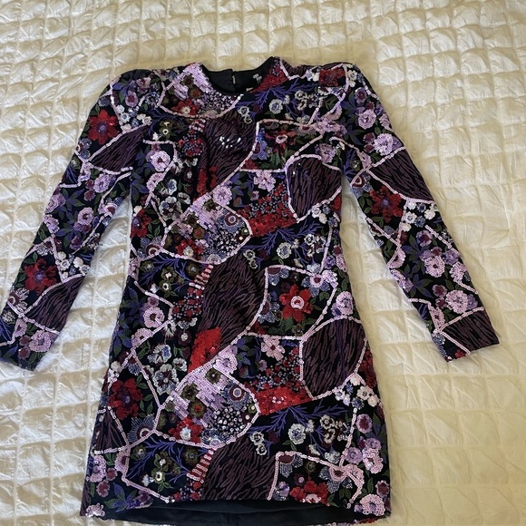 Helsi Monica purple sequin Evening Mini Dress - Picture 5 of 15